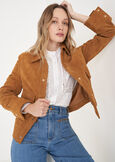 Giubbino Greta 100% vera pelle MARRONE CARAMELLO Donna immagine n. 3