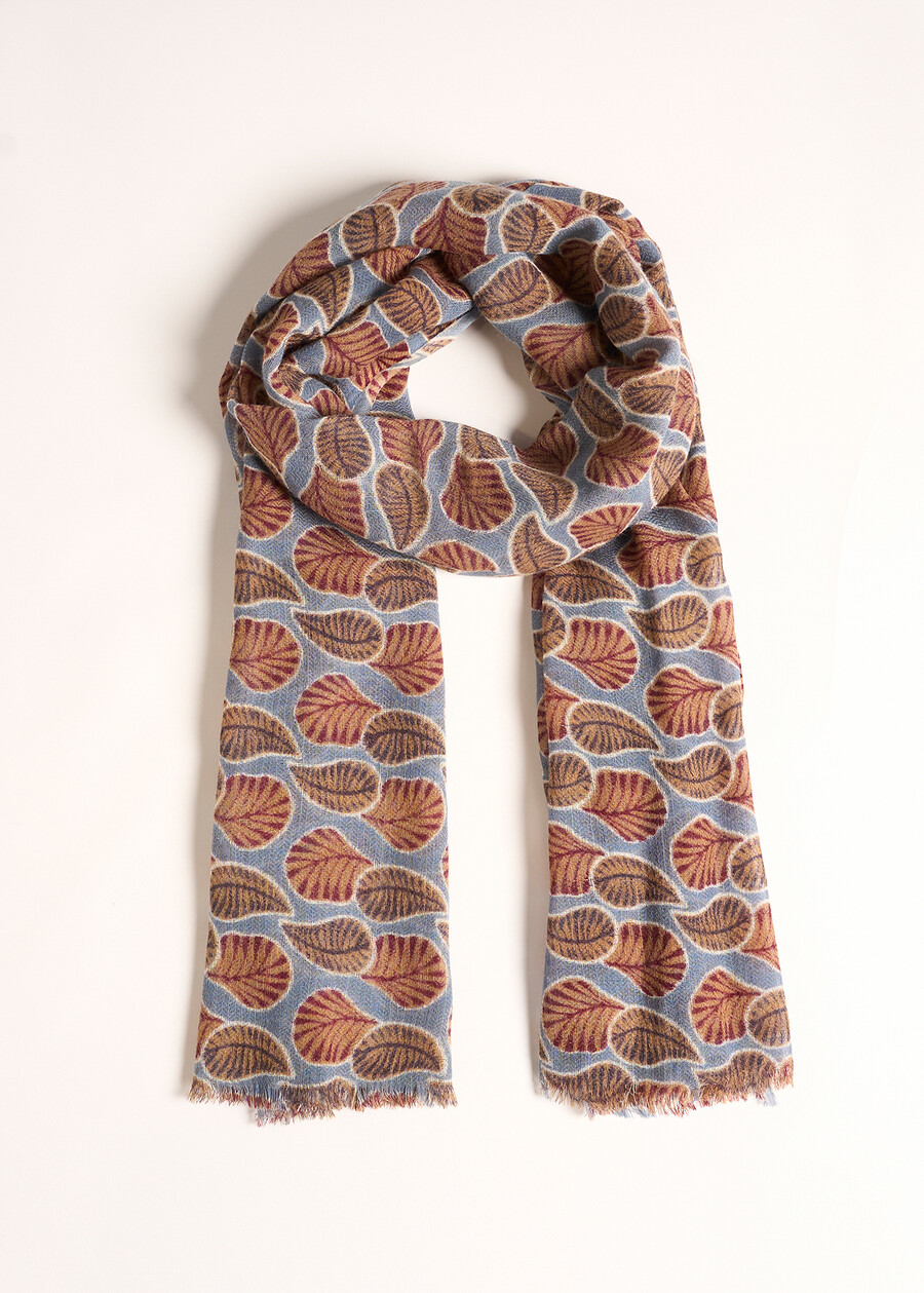 Sciarpa Sabrina 100% lana MARRONE CARAMELLO Donna , immagine n. 2