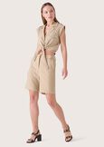 Camicia Cristine in lino e cotone BEIGE SAFARIBLUE OLTREMARE  Donna immagine n. 4