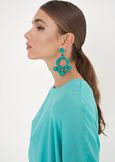 Orecchini Gemma a cerchio BLUE TURCHESE Donna immagine n. 1