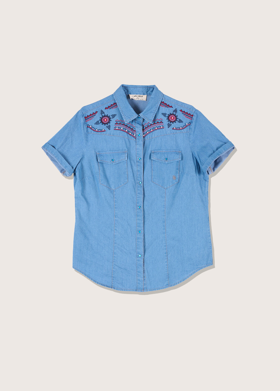 Camicia Corynn in denim con ricamo DENIM Donna , immagine n. 4