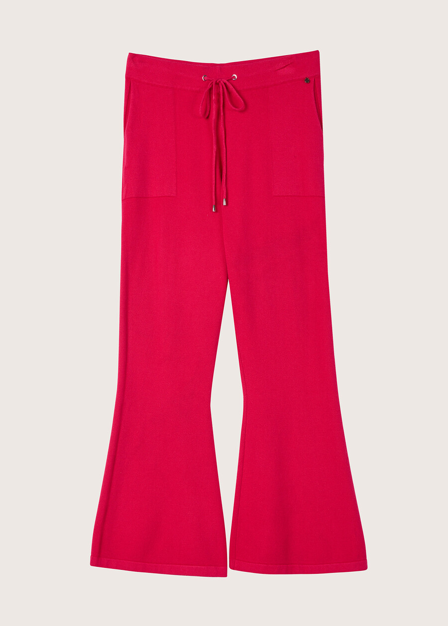Pruee flared trousers ROSSO MAGENTABLU GRAFITE Woman , image number 5