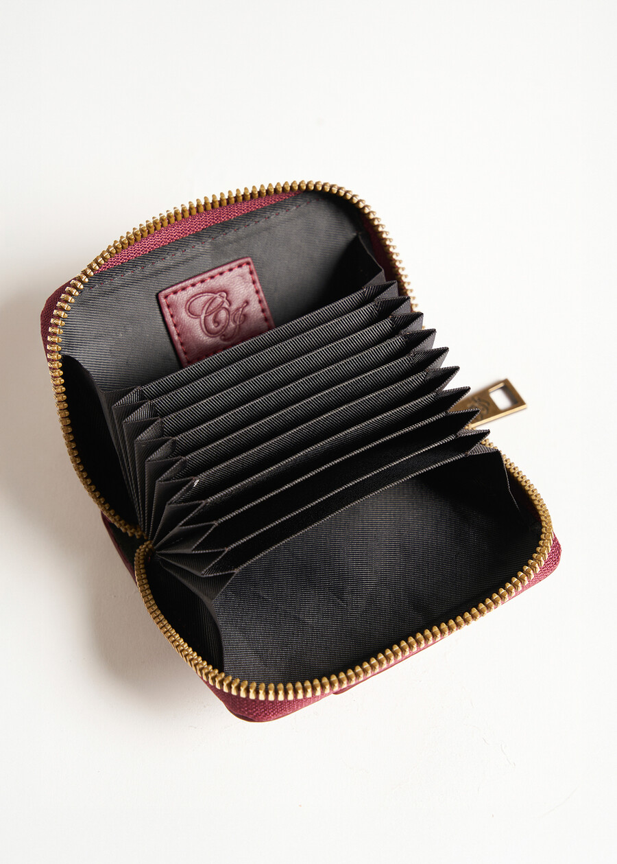 Zaino Fantasia con Catena e Portafogli in Ecopelle ROSSO CHIANTI Donna , immagine n. 6