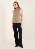 Top Tom sbracciato in maglia lurex NERO BLACKGOLD Donna immagine n. 4