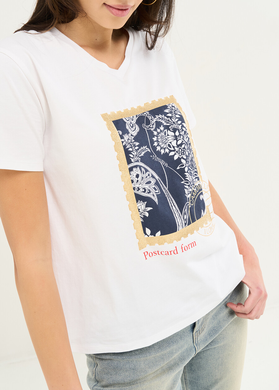 T-shirt Smokey con stampa BIANCO WHITE Donna , immagine n. 2