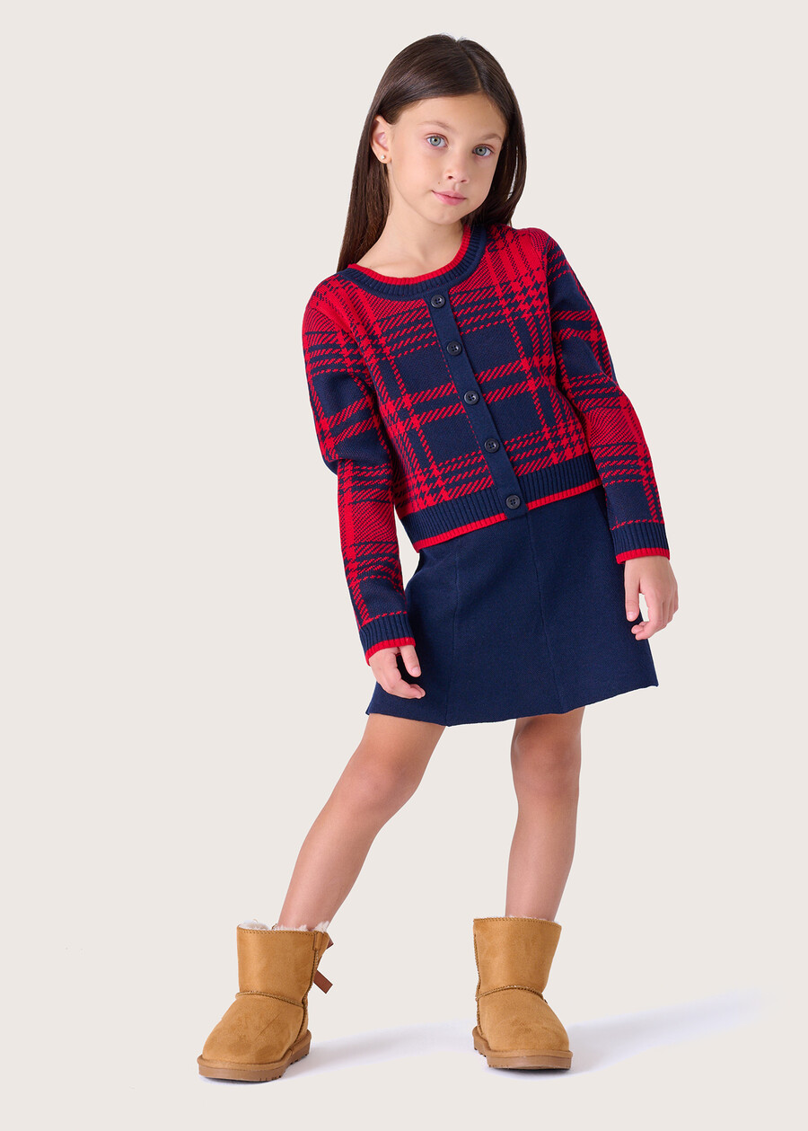 Gonna a ruota Gaya da bambina BLUE OLTREMARE  Donna , immagine n. 1