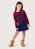 Gonna a ruota Gaya da bambina BLUE OLTREMARE  Donna immagine n. 1