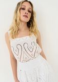 Top Tairon traforato BIANCO WHITE Donna immagine n. 1