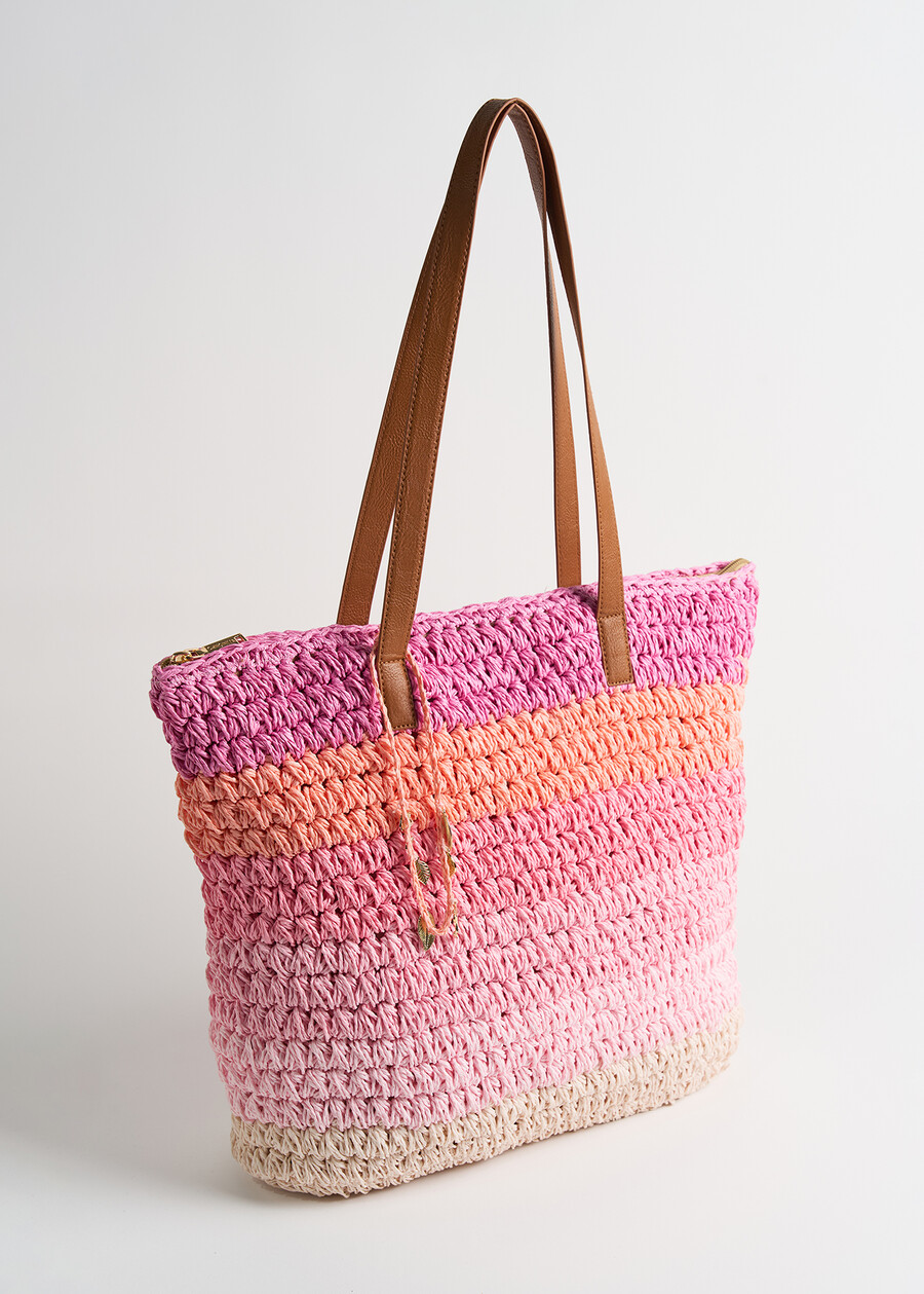 Borsa shopping Briget a righe ROSAROSA Donna , immagine n. 2