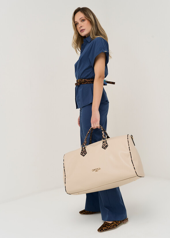 Bowbag Travel Animalier weekend BEIGE Woman null