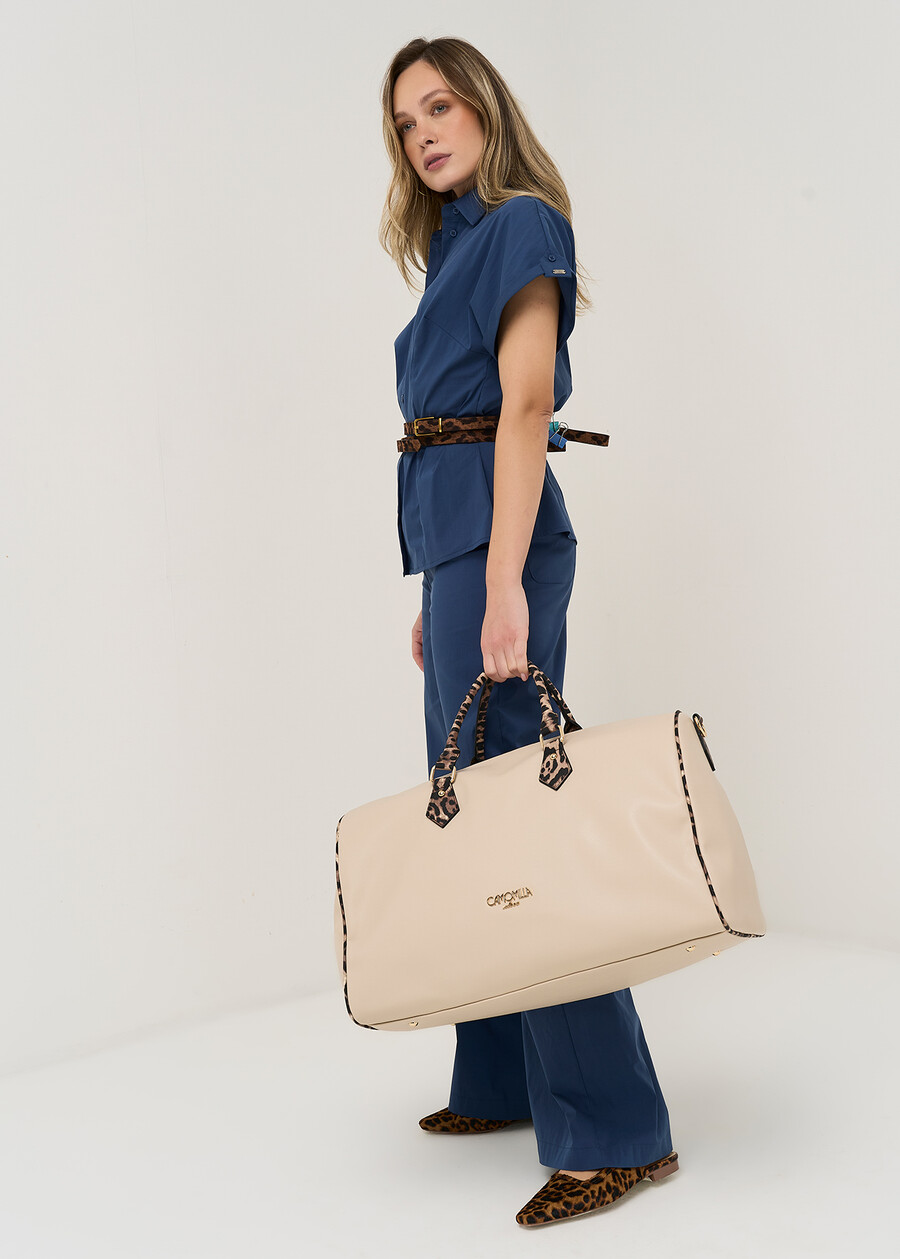 Bowbag Travel Animalier weekend BEIGE Woman , image number 1