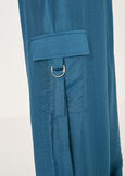 Pecan viscose trousers MARRONEBLU OTTANIO Woman image number 4