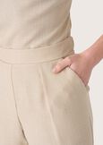 Cara matt effect trousers BEIGE Woman image number 3