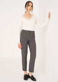 Paulin checked trousers MARRONE Woman image number 1