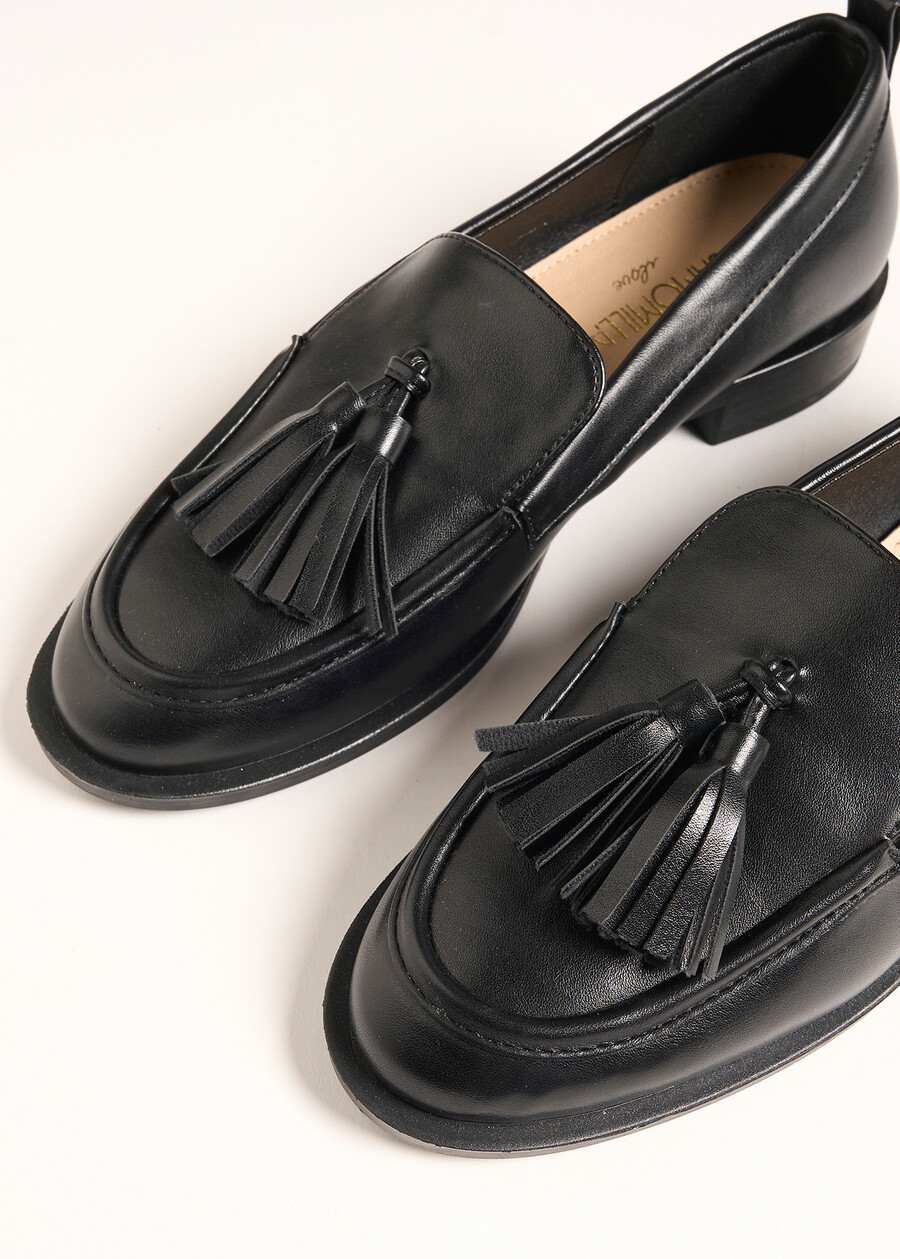 Mocassino Semm-A in ecopelle NERO BLACK Donna , immagine n. 3