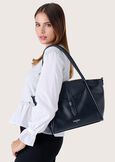 Borsa shopping Bridget in ecopelle NERO BLACKMARRONE CACAO Donna immagine n. 1