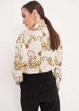Camicia Clizia Fantasia Catene BIANCO WHITE Donna immagine n. 3