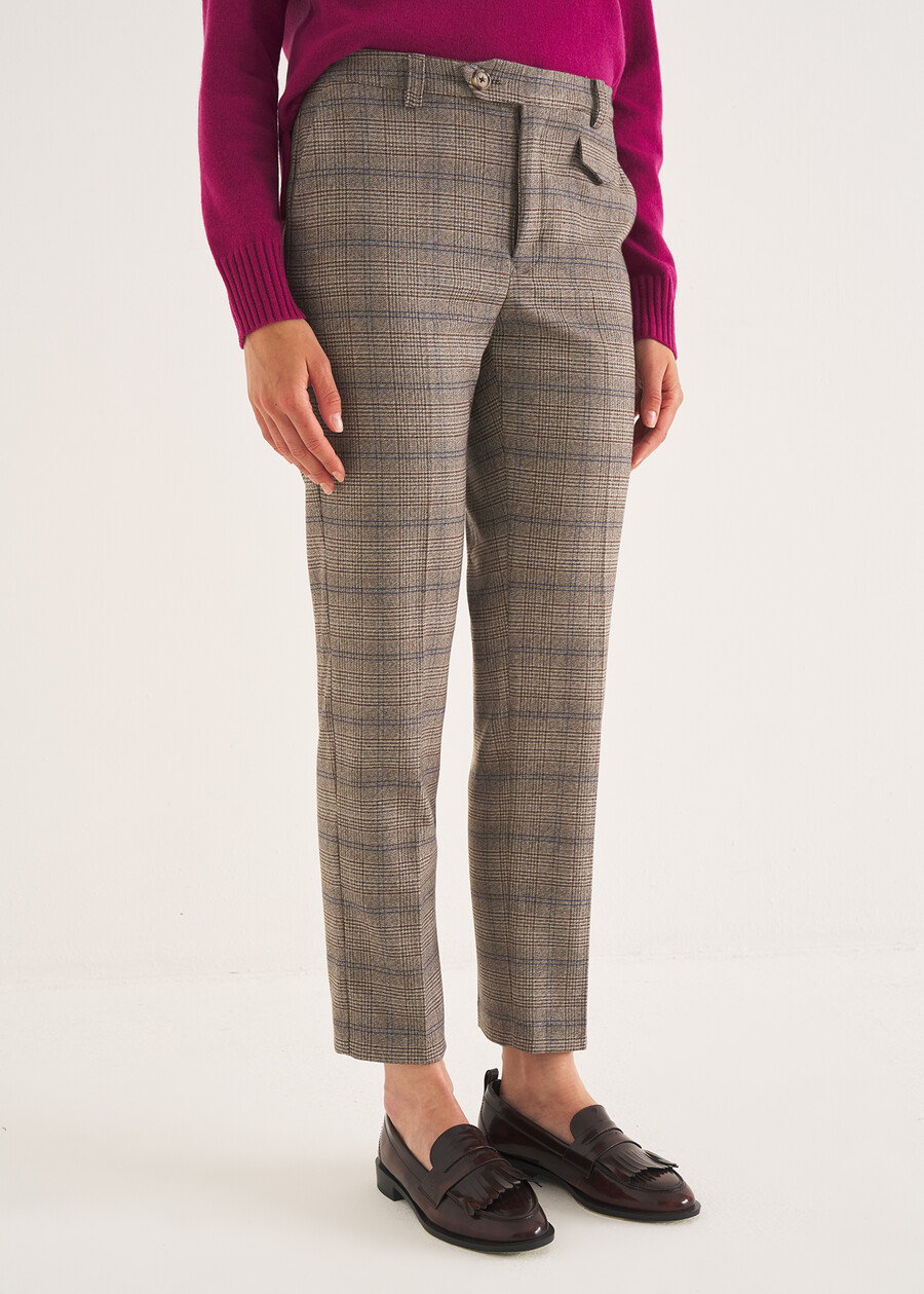 Pantalone Pilar check GRIGIO GREY Donna , immagine n. 4