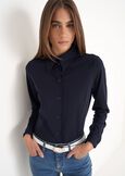 Camicia Alessia in jersey GRIGIO GREYBLUE OLTREMARE  Donna immagine n. 1