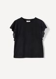 Sally 100% Cotton T-Shirt BIANCO WHITENERO BLACK Woman image number 4