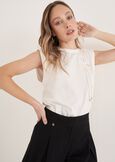 Canotta Tabita 100% Cotone BLUBIANCO WHITE Donna immagine n. 2