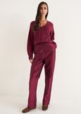 Maglione Malika scollo a V VIOLA PURPLE Donna immagine n. 4