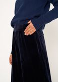 Pantaloni Payam in velluto BLU MIDNIGHTVIOLA VINACCIA Donna immagine n. 4