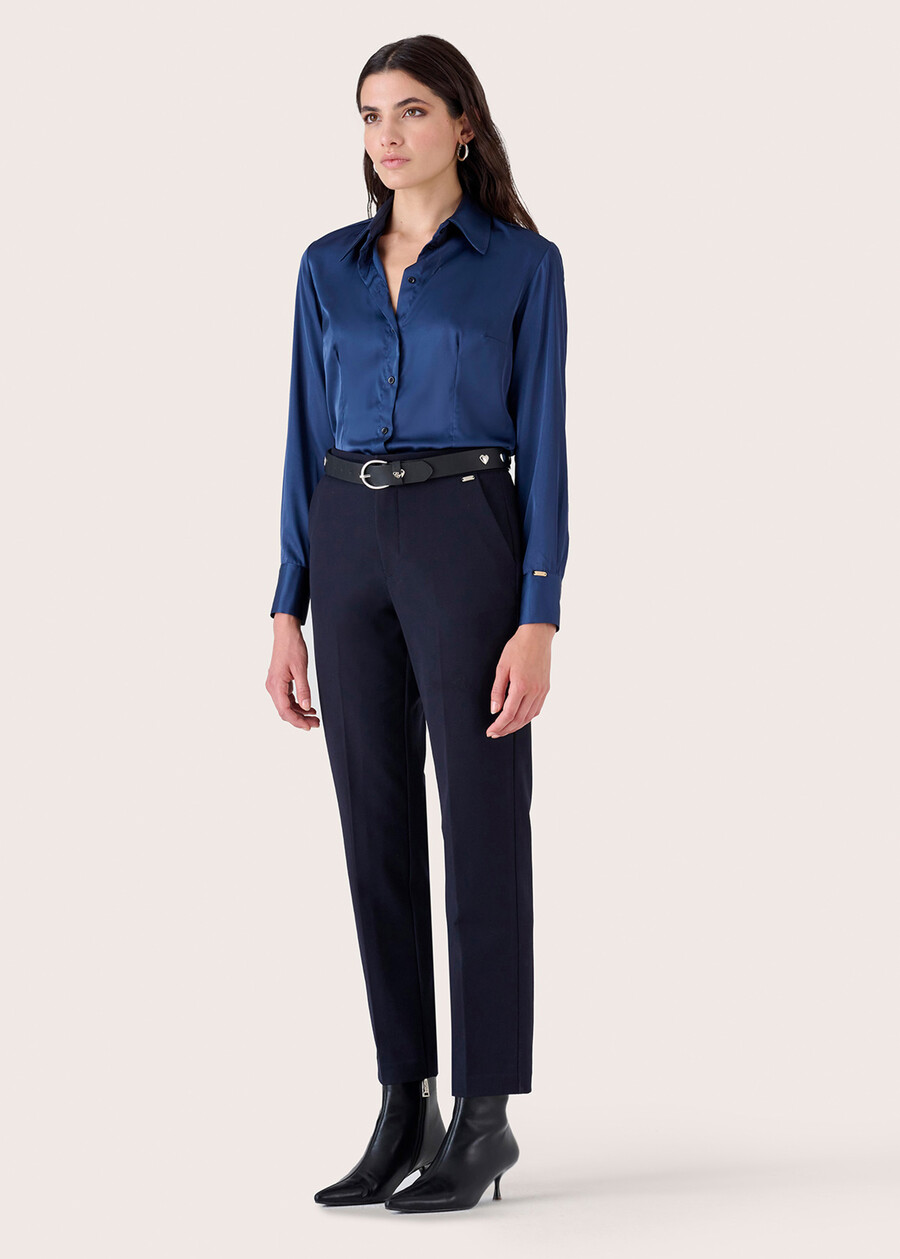 Pantalone Alice in tessuto tecnico NERO BLACKBEIGE GESSOBLU Donna , immagine n. 3