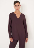 Charlen cady blouse VERDE PAVONEVIOLA VINACCIA Woman image number 1