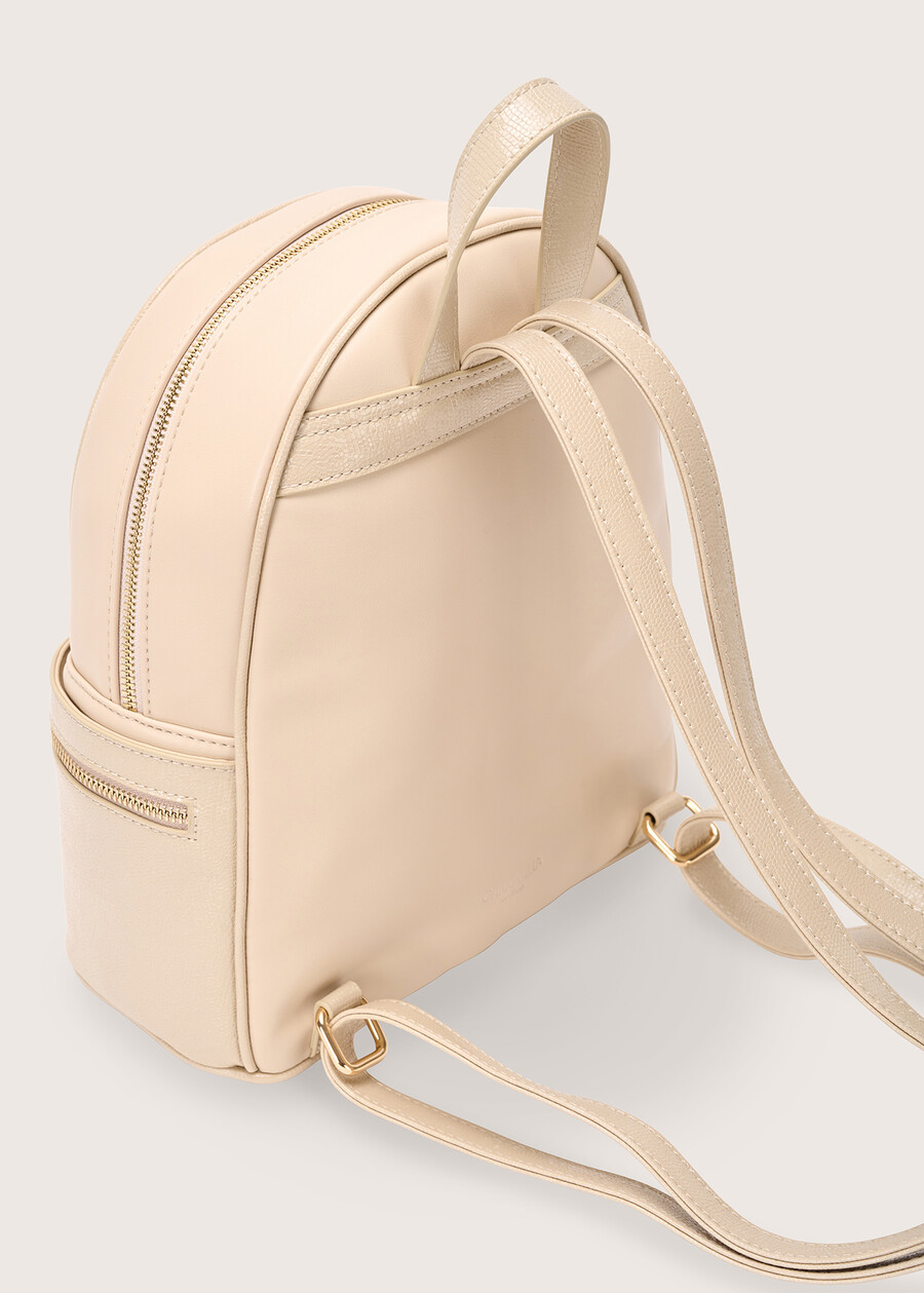 Betta eco-leather backpack BEIGE NARCISO Woman , image number 3