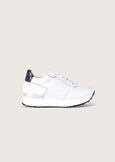 Sherlya mesh and eco-leather sneakers BIANCO WHITE Woman image number 3