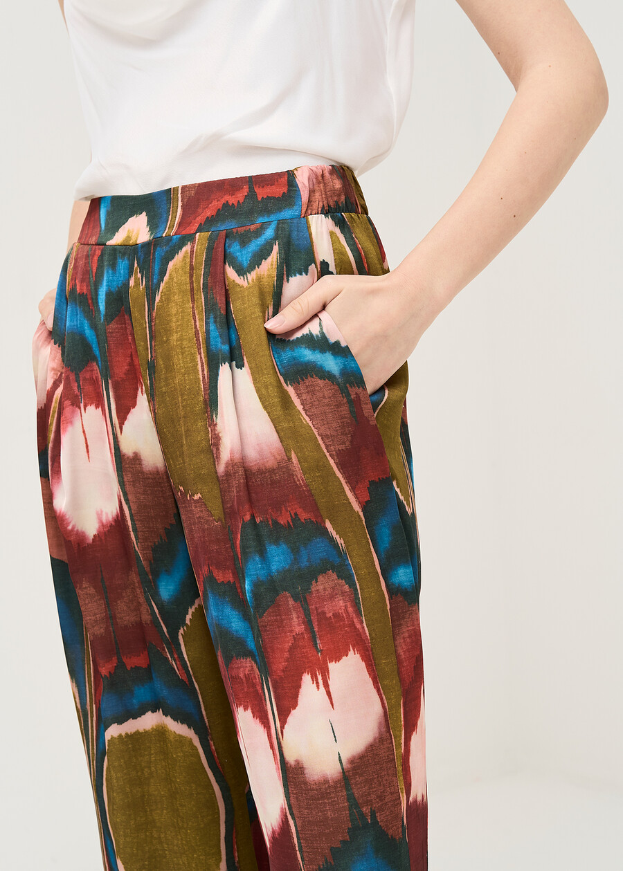 Pantaloni Pablo fantasia Africa VERDE Donna , immagine n. 3