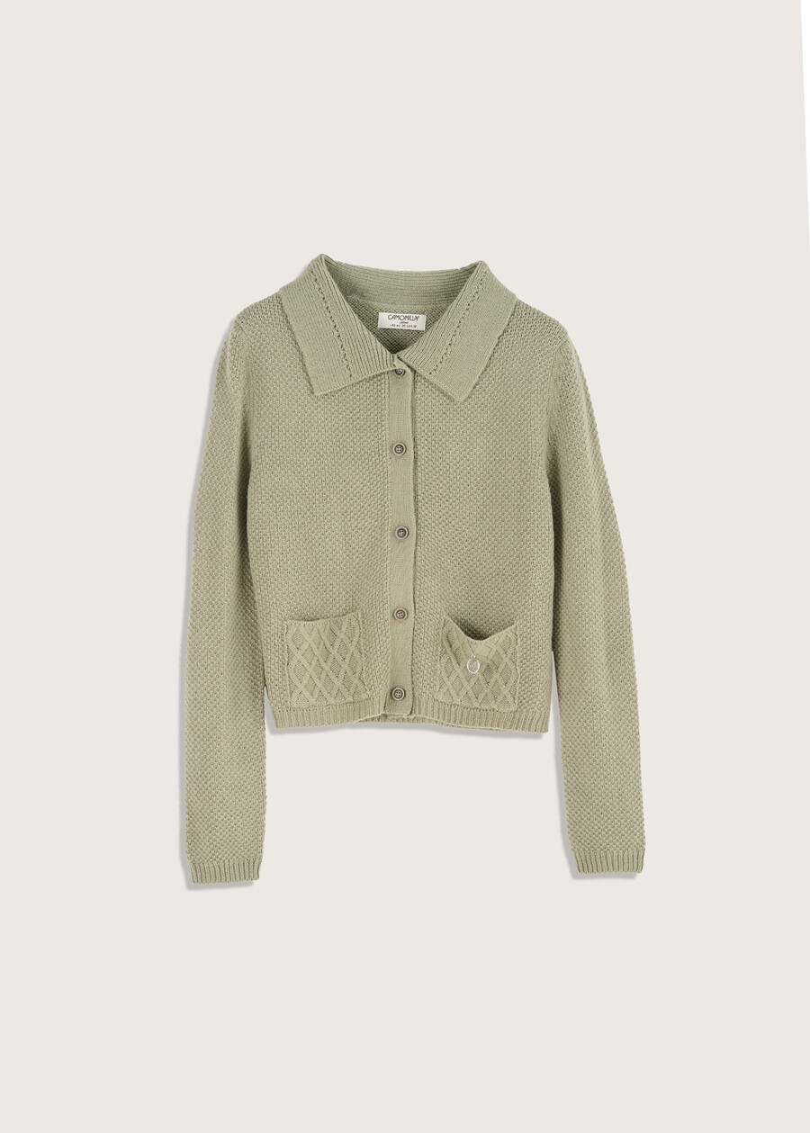 Twin-set in maglia Twin VERDE TIMO Donna , immagine n. 5