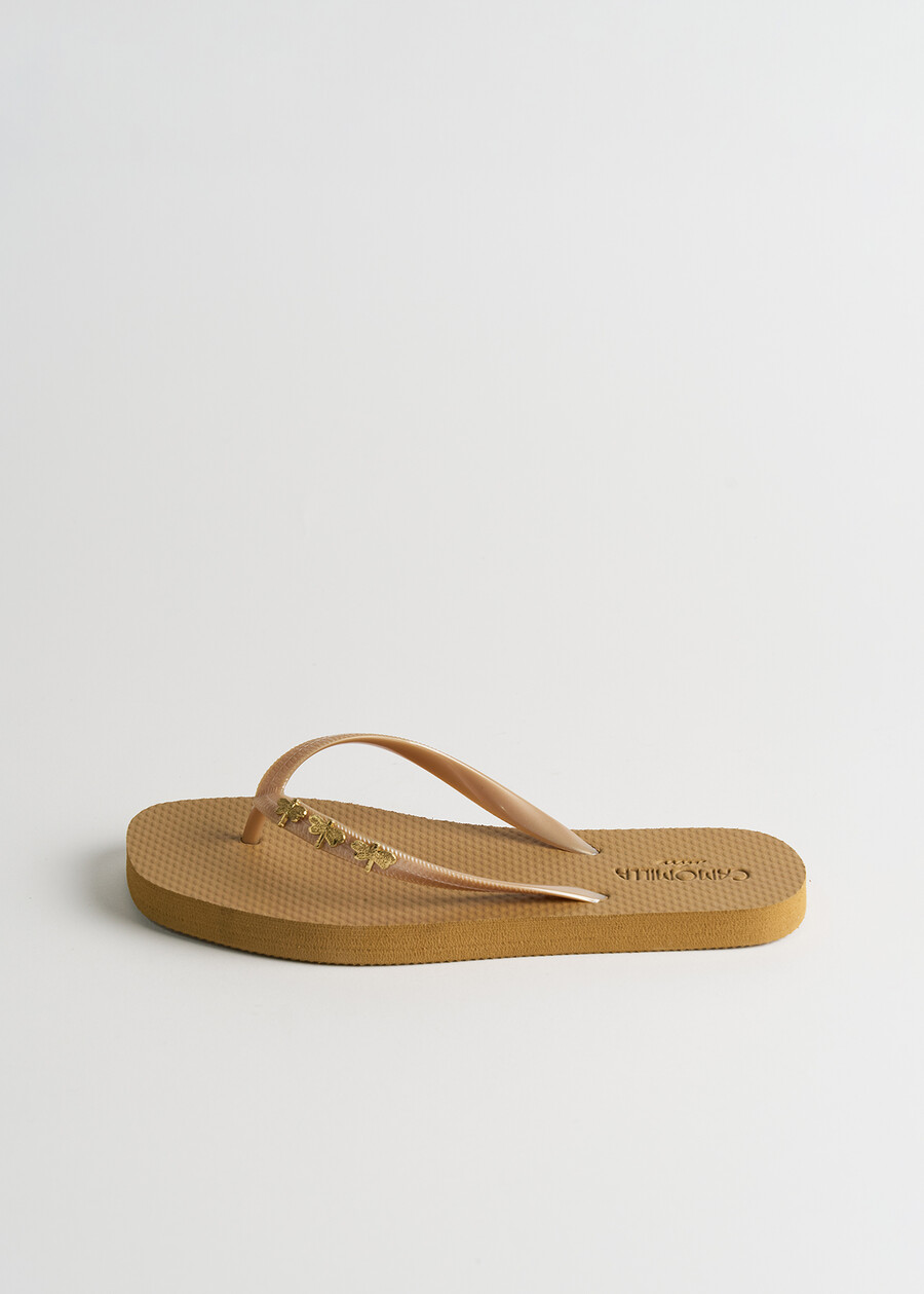 Syra dragonfly flip-flops GRIGIO GUN METALGOLD Woman , image number 4
