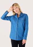 Carly medium denim shirt DENI DENIM Woman image number 1