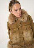 Giacca Gennifer denim ecopelliccia MARRONE Donna immagine n. 2