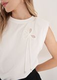 Canotta Tabita 100% Cotone BLUBIANCO WHITE Donna immagine n. 3