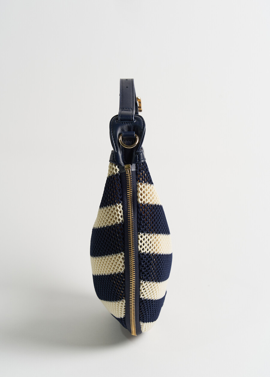 Borsa Belinda sacca a righe BLU BLUE Donna , immagine n. 5