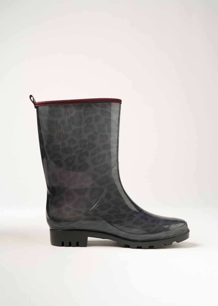 Rasha animalier rain boots NERO Woman , image number 2