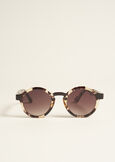 Occhiali Da Sole Tondi Marrone-Beige MARRONE Donna immagine n. 3