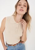 Soya armhole top BEIGE GREIGE Woman image number 2