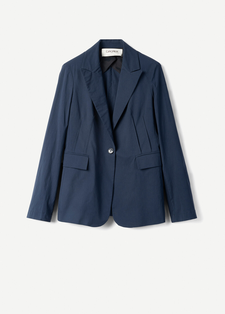 Gianna single-breasted blazer BLUBIANCO WHITEMARRONENERO BLACK Woman , image number 5