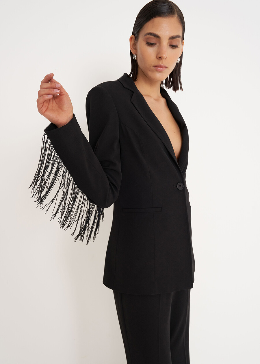 Guenda cady blazer NERO BLACK Woman , image number 2