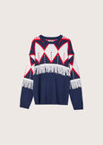 Maglia Marina fantasia natalizia BLU LAGUNA Donna immagine n. 4
