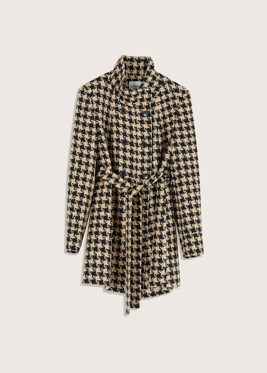Cappotto Elisir in panno NERO Donna , immagine n. 5