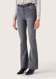 Pantalone Cindy in denim di cotone DENIM DARK DENIMGRIGIO GREY Donna immagine n. 2