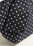 Borsa Blendas in Cotone con Stampa Pois BLUE OLTREMARE Donna immagine n. 4