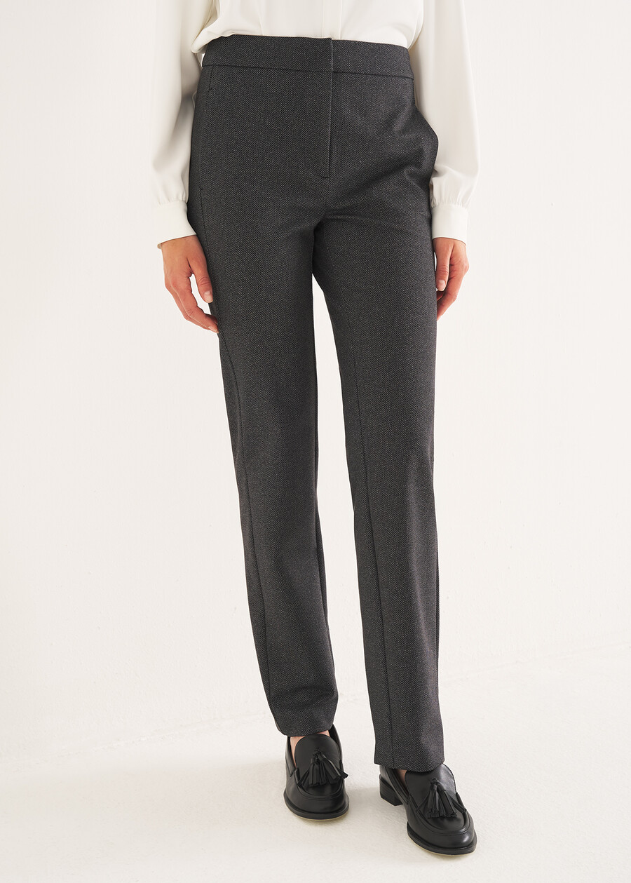 Pantalone Giorgia-I in punto Roma GRIGIO DARKGREY Donna , immagine n. 2