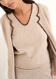 Telly two-tone twin-set GRIGIO TORTORA Woman image number 2