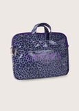 Borsa porta pc Bapick 100% cotone ricoperto BLU GRAFITE Donna immagine n. 1